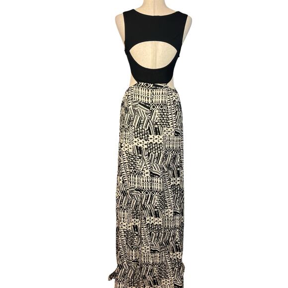 L*Space Ivory Coast Sleeveless Cutout Maxi Dress Black Small - Picture 9 of 10